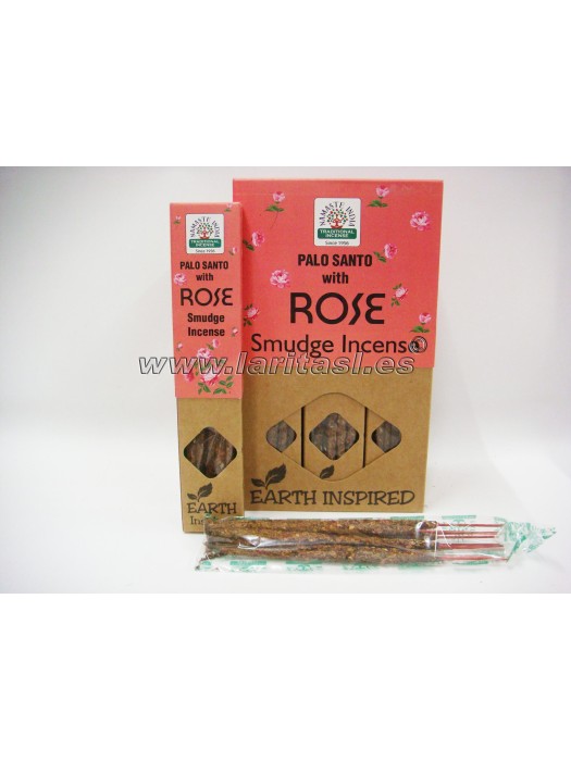 Incienso Orkay Namaste Earth Inspired Palo Santo y Rosa (12x30gr)